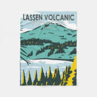 Lassen Volcanic National Park California Vintage