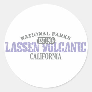 Lassen Volcanic National Park Classic Round Sticker