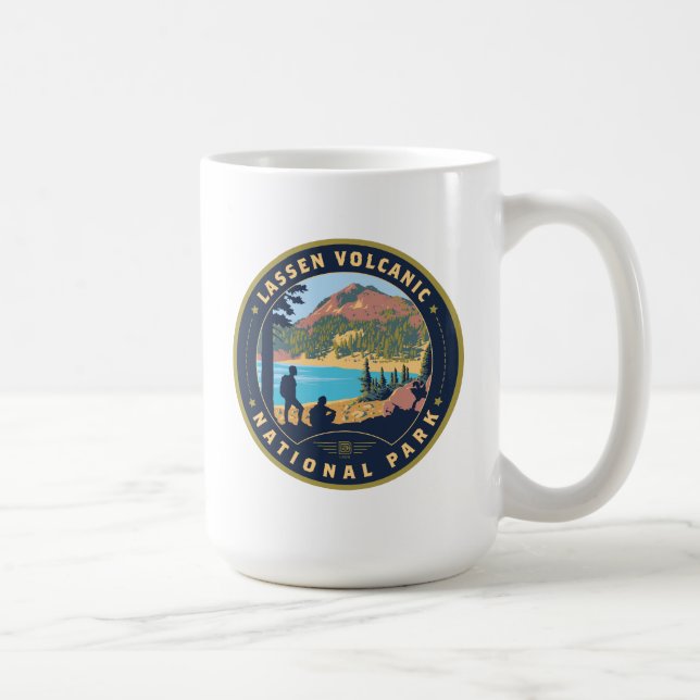 Lassen Volcanic National Park Coffee Mug (Right)
