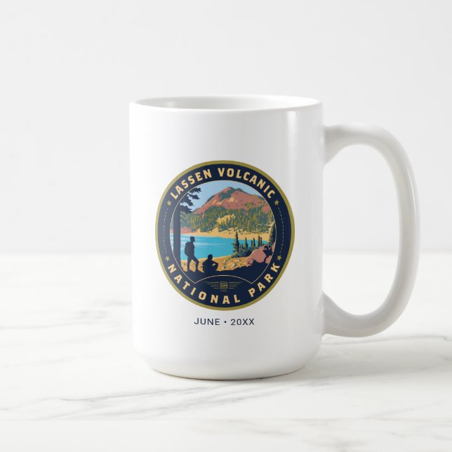 Lassen Volcanic National Park Coffee Mug (Right)
