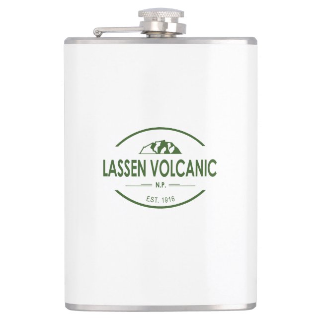 Lassen Volcanic National Park Hip Flask (Front)
