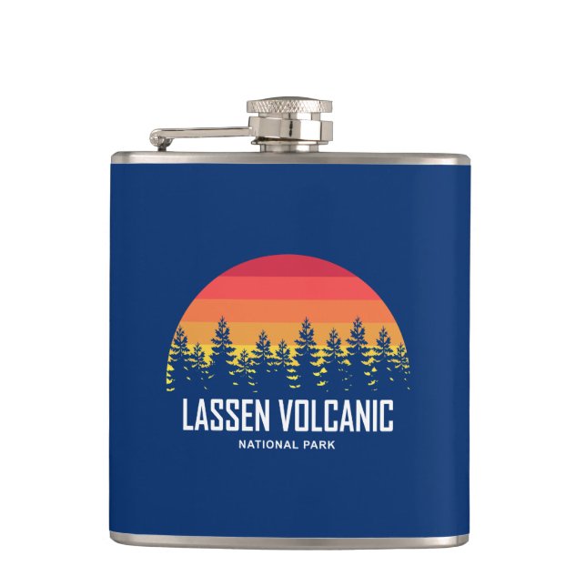 Lassen Volcanic National Park Hip Flask (Front)