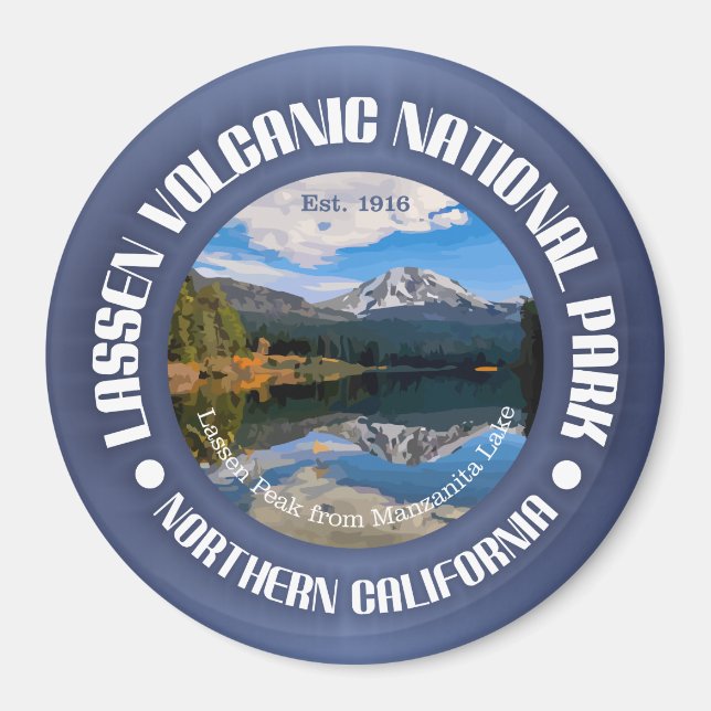Lassen Volcanic National Park Magnet (Front)