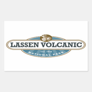 Lassen Volcanic National Park Rectangular Sticker