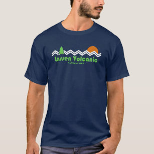 Lassen Volcanic National Park Retro T-Shirt