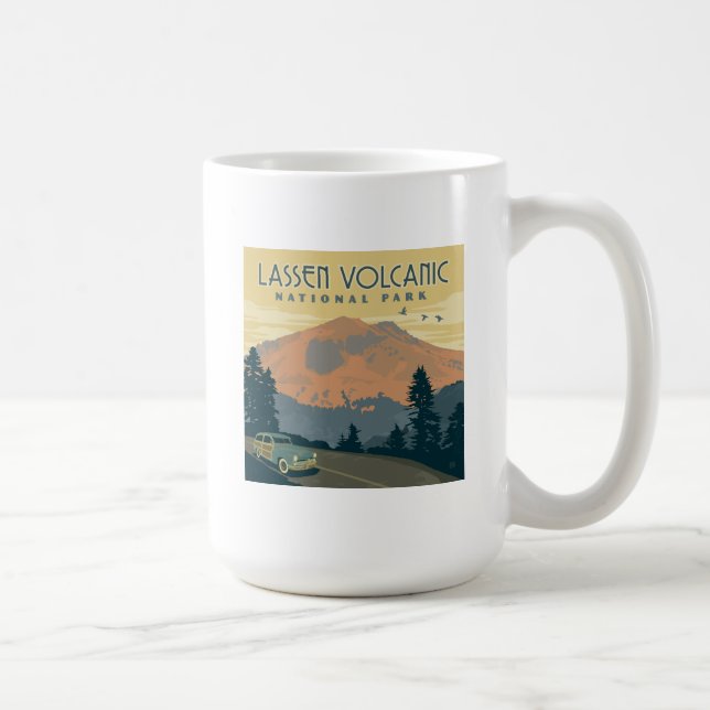 Lassen Volcanic National Park | Road Trip Coffee Mug (Right)