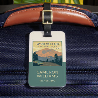 Lassen Volcanic National Park | Road Trip Luggage Tag