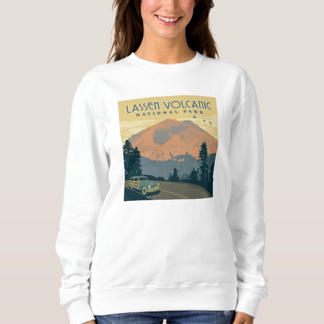 Lassen Volcanic National Park | Road Trip Sweatshirt (Front)