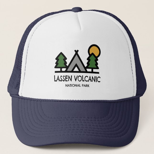 Lassen Volcanic National Park Trucker Hat (Front)