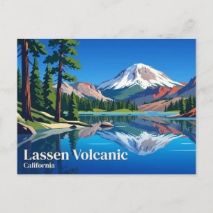 Lassen Volcanic National Park USA Postcard