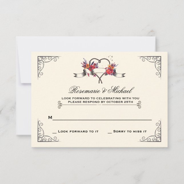 Lasso Around My Heart Response Card (Front)