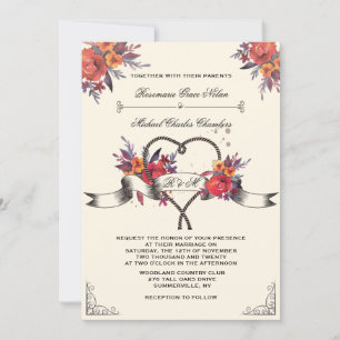 Lasso Around My Heart Wedding Invitation