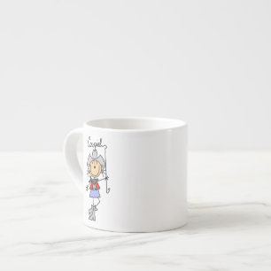 Lasso Cowgirl T-shirts and Gifts Espresso Cup