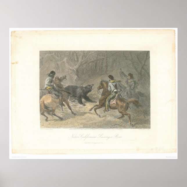 Lassoing a Bear (1178A) Poster (Front)