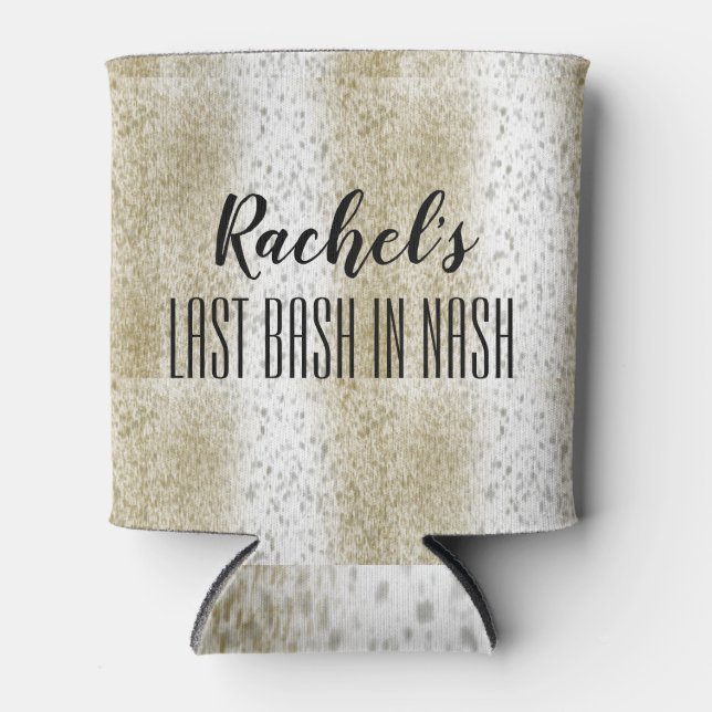 Last Bash in Nash Bachelorette  Can Cooler (Front)