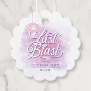 Last Blast Disco Bachelorette ID928 Favour Tags
