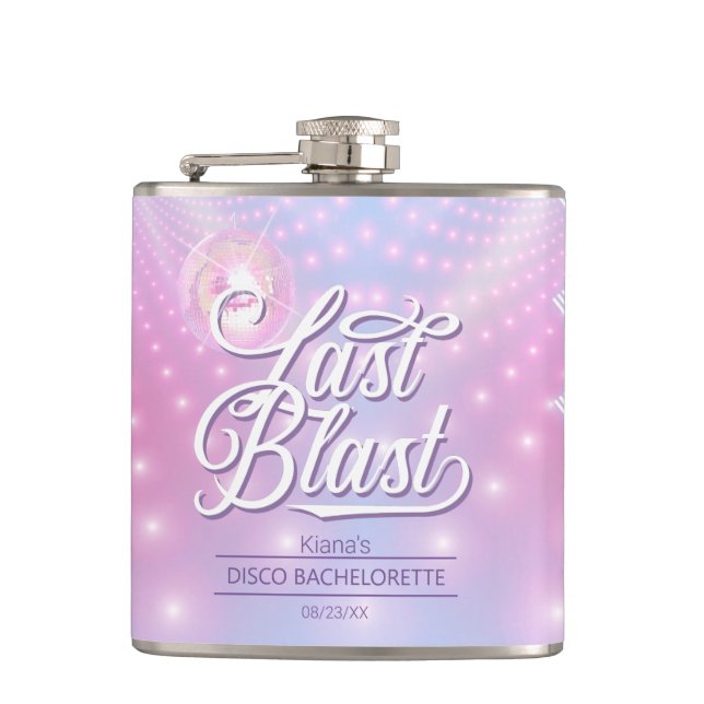 Last Blast Disco Bachelorette ID928 Flask (Front)