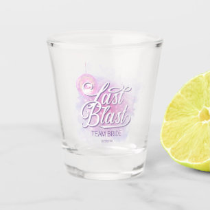 Last Blast Disco Bachelorette Team Bride ID928 Shot Glass