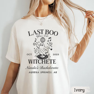 Last Boo Before I Do Bachelorette Halloween Party T-Shirt