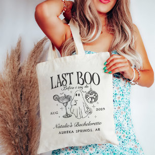 Last Boo Before I Do Bachelorette Halloween Party Tote Bag