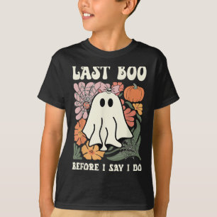 Last Boo Before I Say I Do Ghost Wedding Bachelore T-Shirt