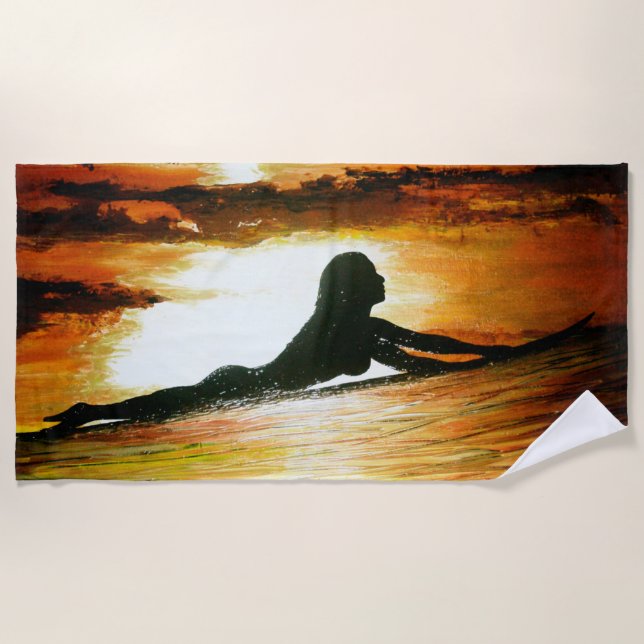 Last  call beach towel (Front)