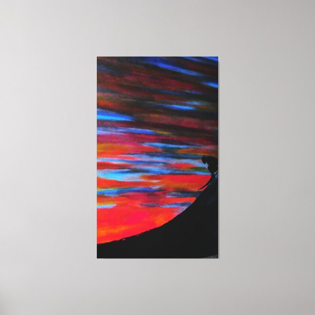 Last call canvas print (Front)