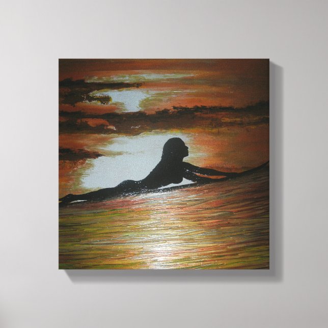 Last call last wave canvas print (Front)
