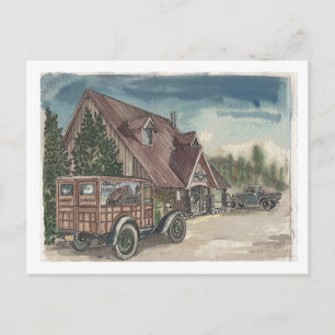 Last Chalet Delivery Postcard