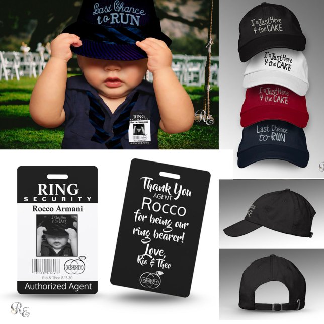 last Chance to Run Hat (Hat paired with ring security Badge.)