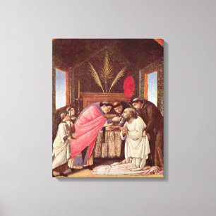 Last Communion of St. Jerome - Botticelli Canvas Print