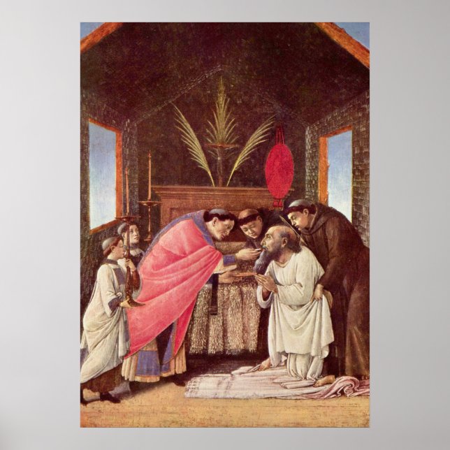 Last Communion of St. Jerome - Botticelli Poster (Front)