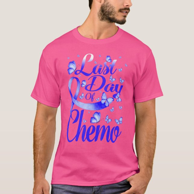 Last Day Of Chemo Ards Awareness Butterfly T-Shirt (Front)