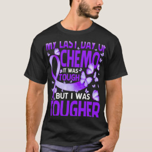 Last Day Of Day Chemo Fibromyalgia Awareness Butte T-Shirt
