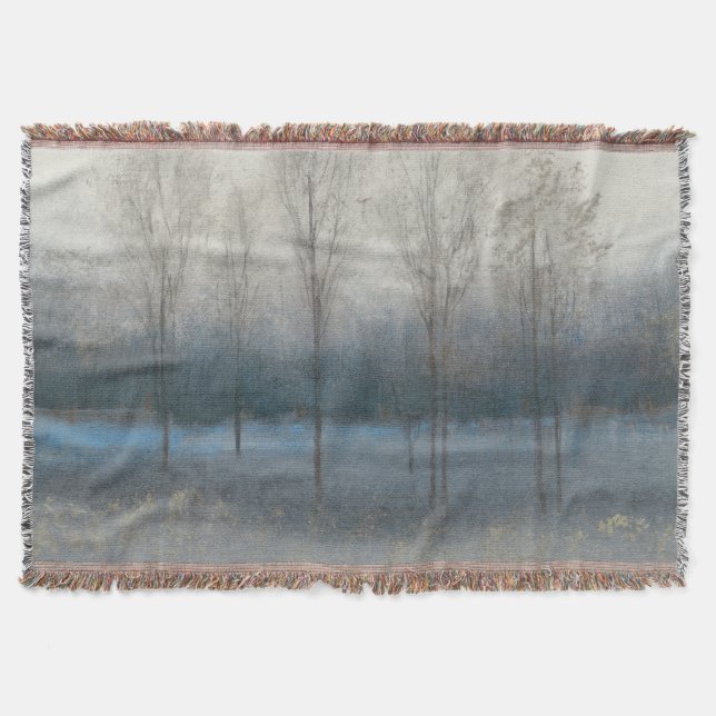 Last Day of Fall Throw Blanket (Front)