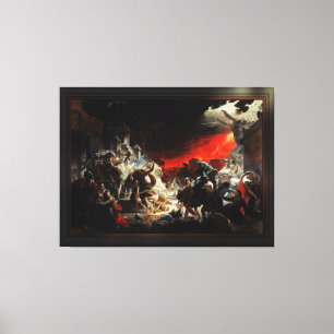 Last Day of Pompeii by Karl Bryullov Classical Art Canvas Print