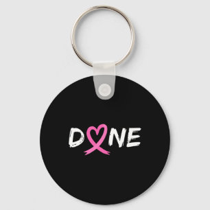 Last Day Of Radiation Chemo Breast Cancer Love Hea Key Ring
