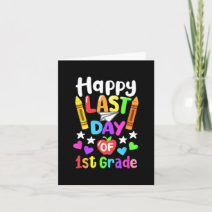 Last Day Of School 1st Grade Cl Of 2024 Kids Card