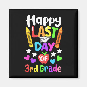 Last Day Of School 3rd Grade Cl Of 2024 Kids  Magnet