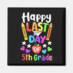 Last Day Of School 5th Grade Cl Of 2024 Kids  Magnet