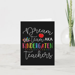 Last Day Of School Back To School Dream Team Kinde Card