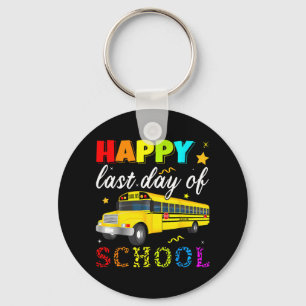 Last Day Of School Bus Driver Off Duty Student Tea Key Ring