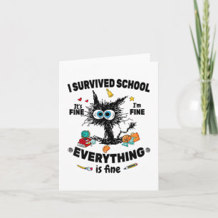 Last Day Of School Card