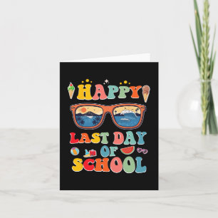 Last Day Of School For Kids Card