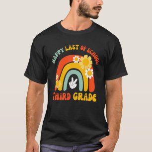 Last Day Of School Groovy Teachers and students He T-Shirt