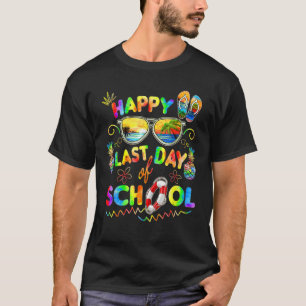 Last Day Of School Hello Summer Student Teacher Ti T-Shirt