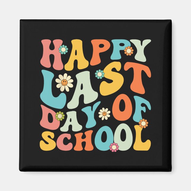 Last Day Of School Hello Summer Students And Teach Magnet (Front)