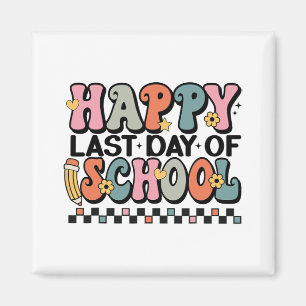 Last Day Of School Kids Teacher Student Graduation Magnet