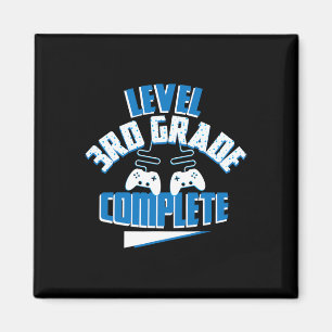 Last Day Of School Level 3rd Grade Complete Gamer  Magnet