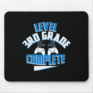 Last Day Of School Level 3rd Grade Complete Gamer Mouse Pad